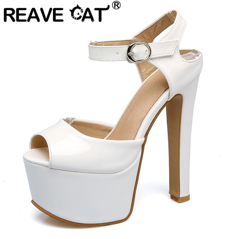 Peep Toe Heels - REAVE CAT Sandali da donna moda