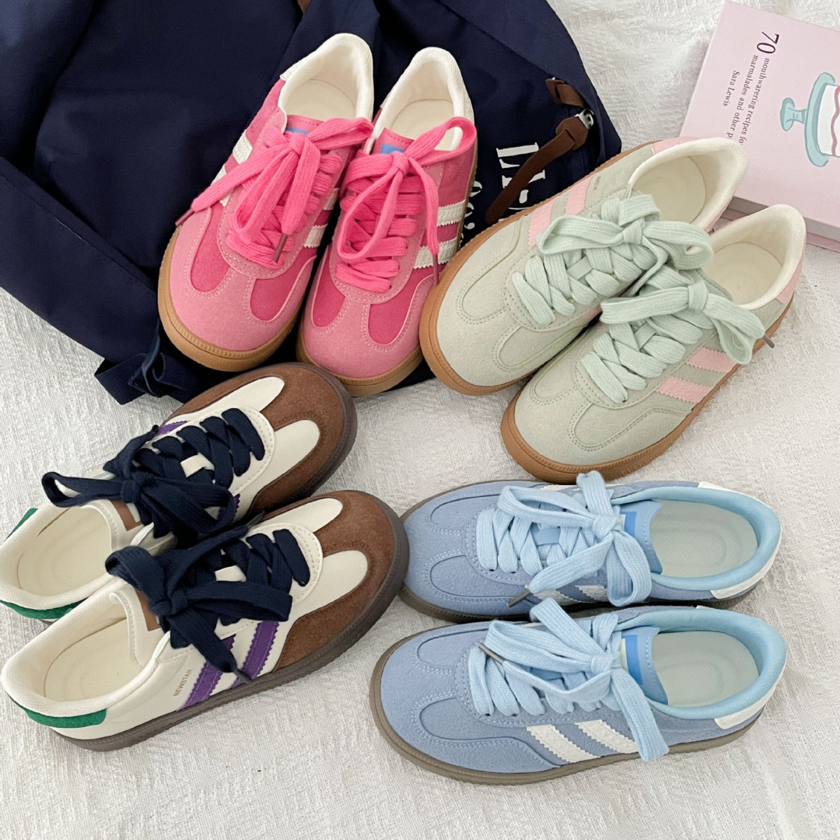 Women'S Shoes Trendy - Sneakers da donna in stile vintage,