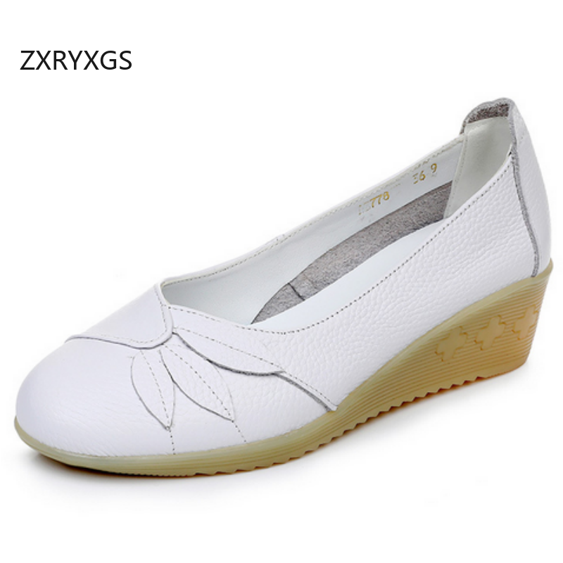 Women Shoes Size 4 In Cm - ZXRYXGS Scarpe bianche in vera pelle