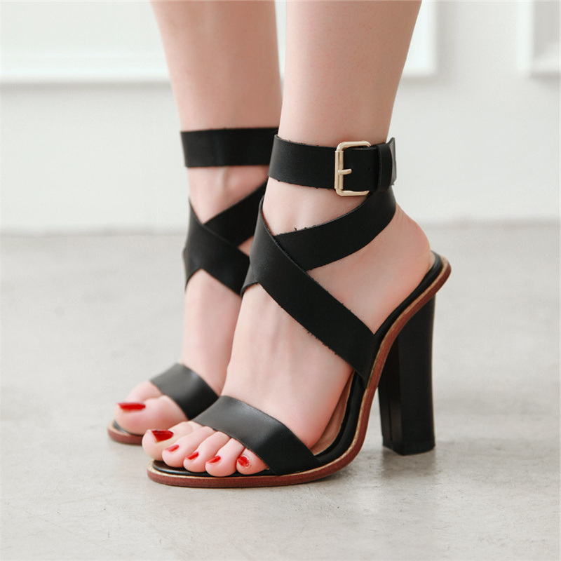 Women'S Shoes Big Feet - Sandali gladiatore da donna Tacchi alti