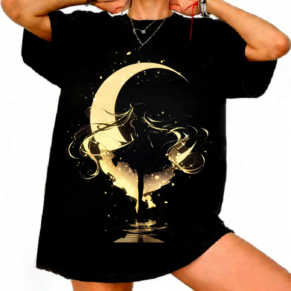 Women'S Shoes In The 90S - Maglietta con Grafica Anime Sailor Moon