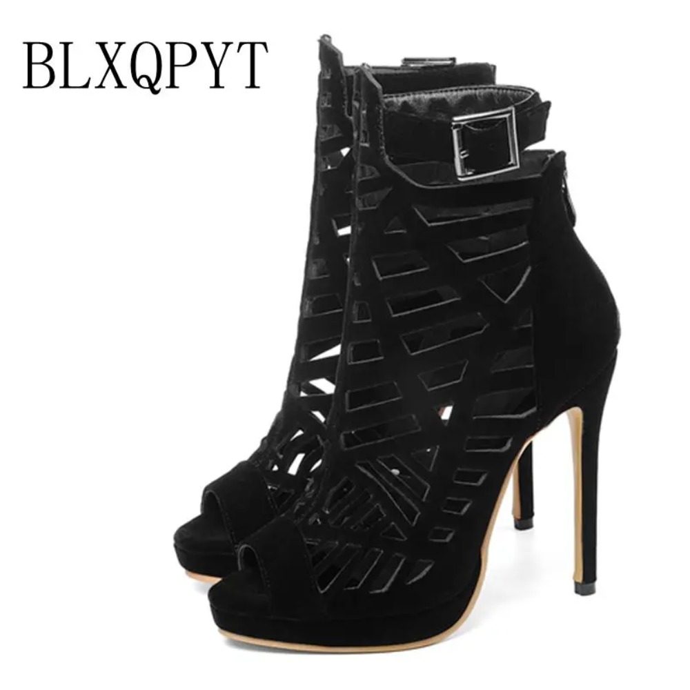 Peep Toe Heels - BLXQPY Super Big Size 28-52 Sandali