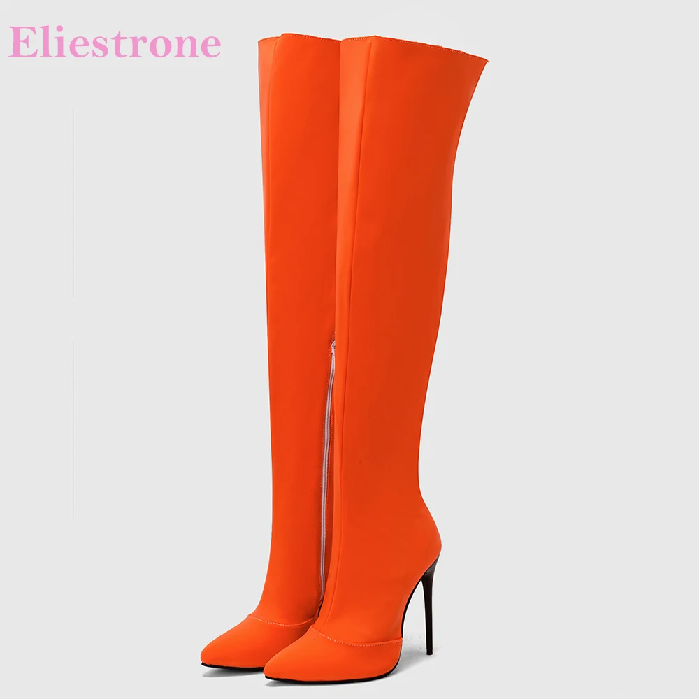Women'S Shoes Big Feet - Nuovo inverno glamour arancione giallo donna