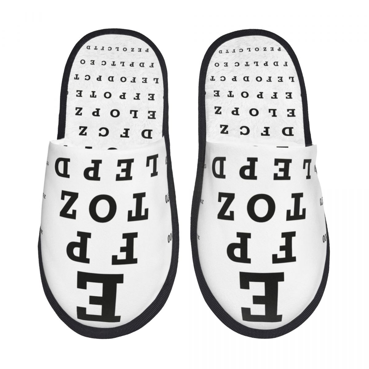 Shoes Women Chart - Pantofole in Memory Foam Personalizzate con