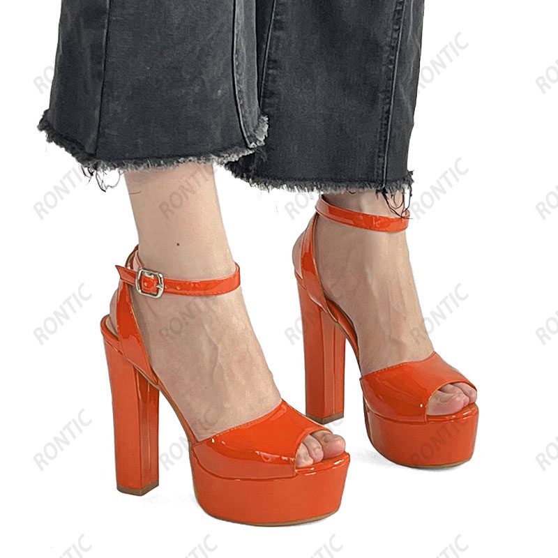 Rontic Sandali estivi con plat - Peep Toe Heels recensione e prezzo