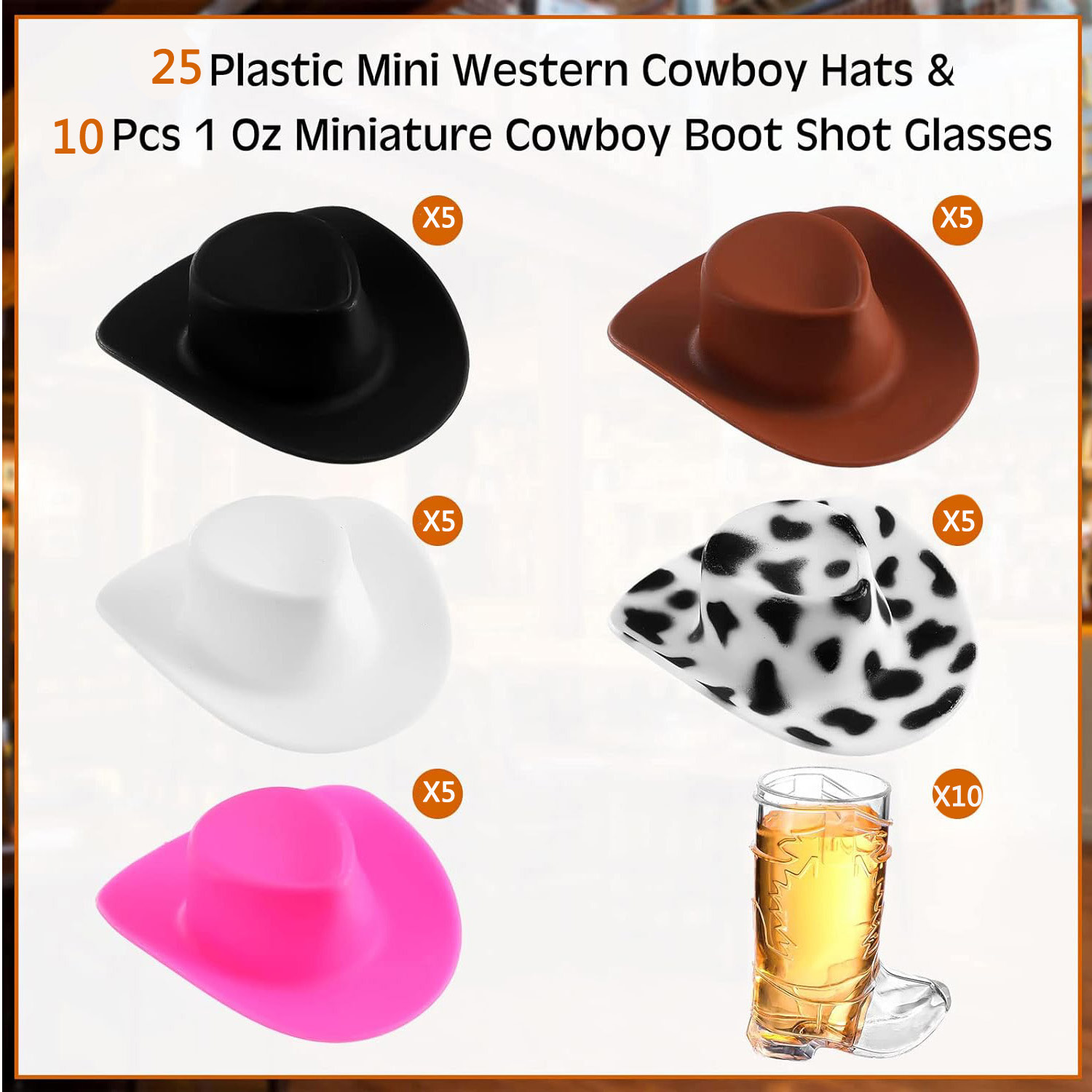 30 pezzi da cowboy in plastica - Western Cowgirl Boot recensione e prezzo