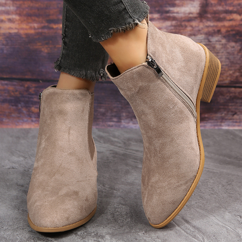 Stivaletti corti da donna Autu - Block Heel Ankle Boots recensione e prezzo