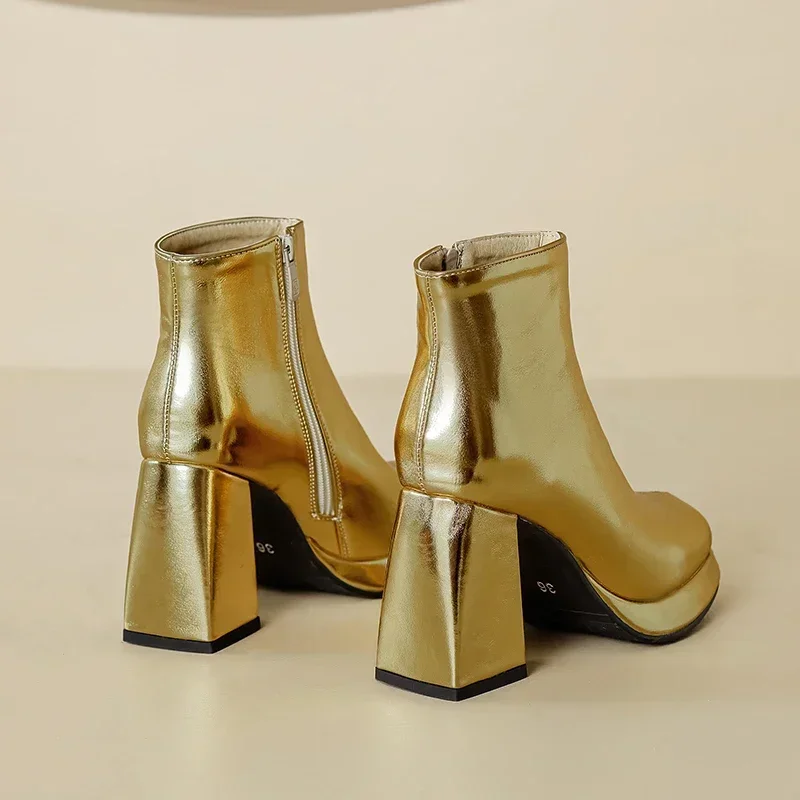 Stivaletti da donna autunno in - Block Heel Ankle Boots recensione e prezzo