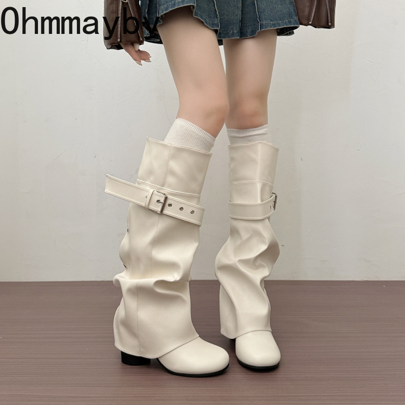 Stivali Alti da Donna di Desig - Block Heel Ankle Boots recensione e prezzo