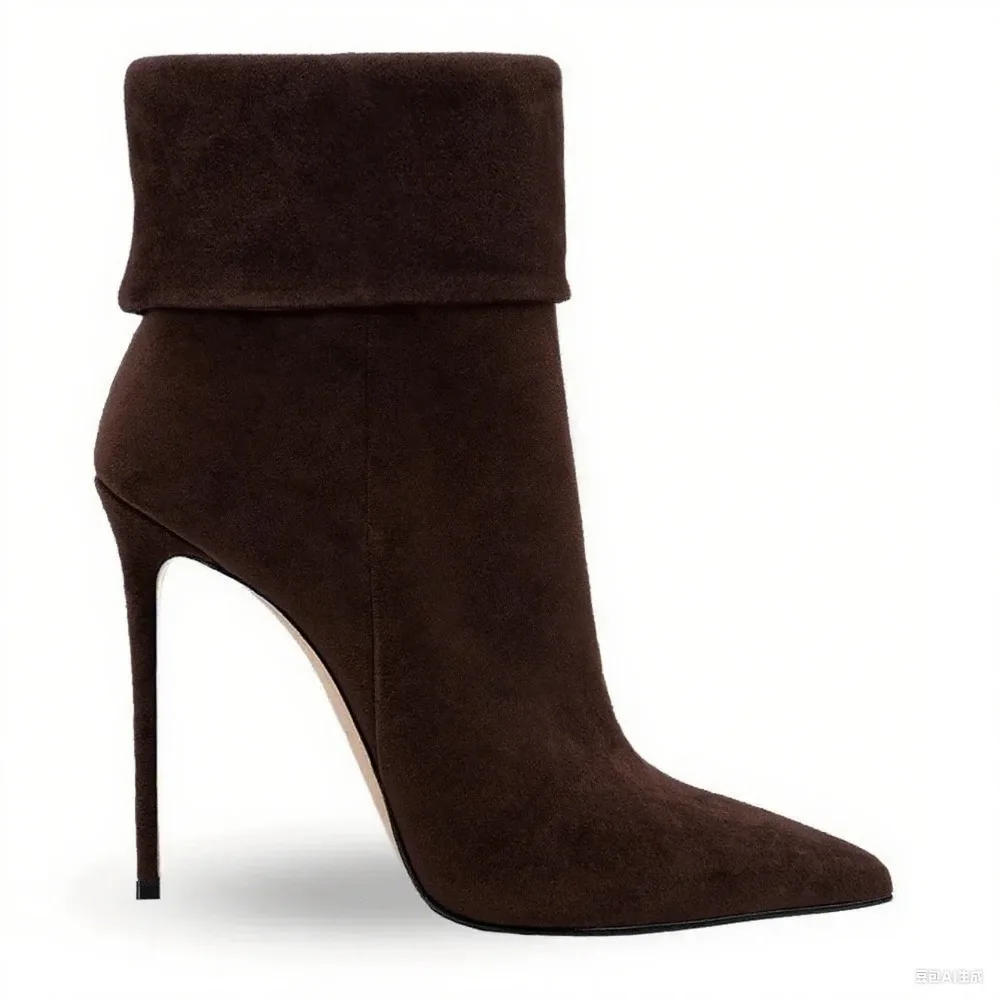 Eleganti stivali minimalisti c - Block Heel Ankle Boots recensione e prezzo