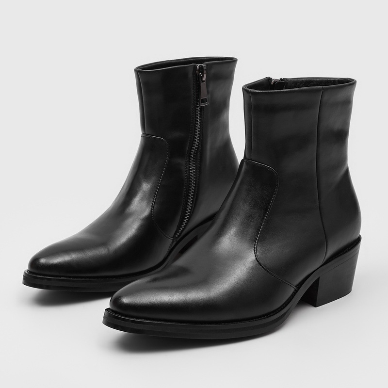 Stivaletti Chelsea da Uomo di  - Block Heel Ankle Boots recensione e prezzo
