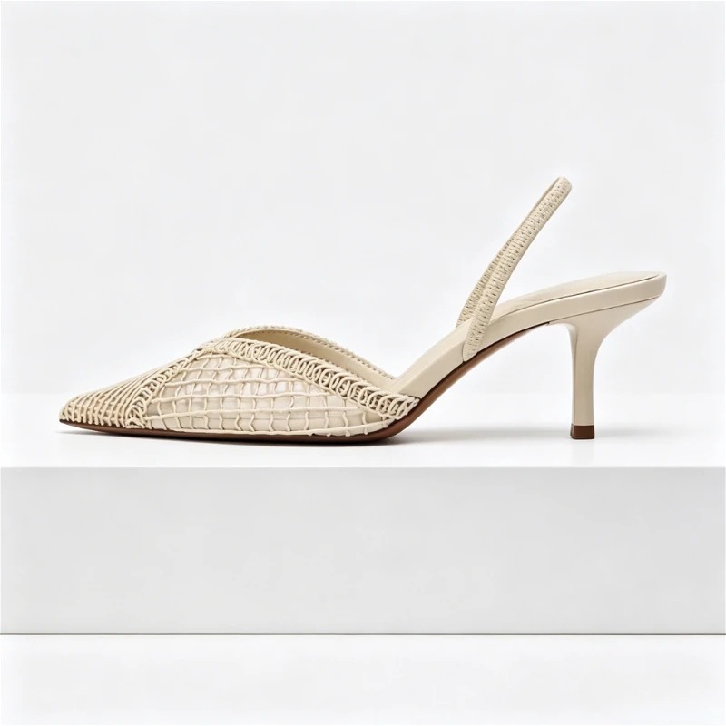 Sandali con tacco intrecciato  - Women Shoes Brand recensione e prezzo